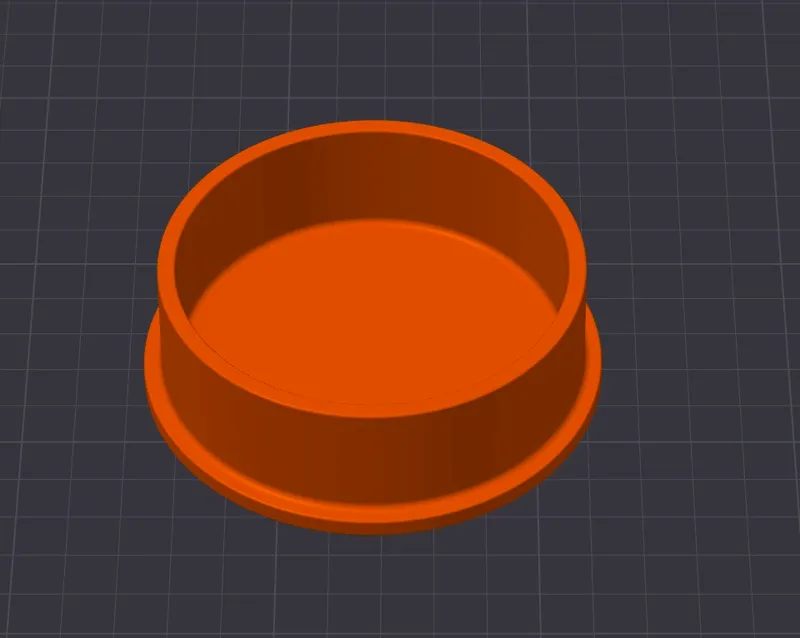 Glue-in ABS cap for the 3" drain fittings.