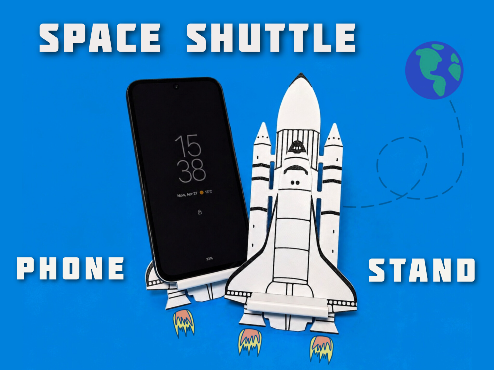 Space Shuttle Phone Stand | NO AMS