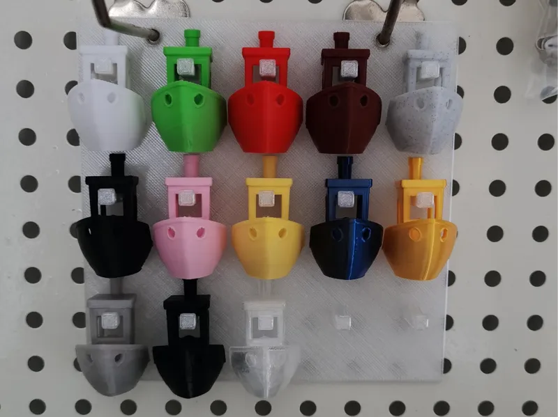 小船色号展示挂板