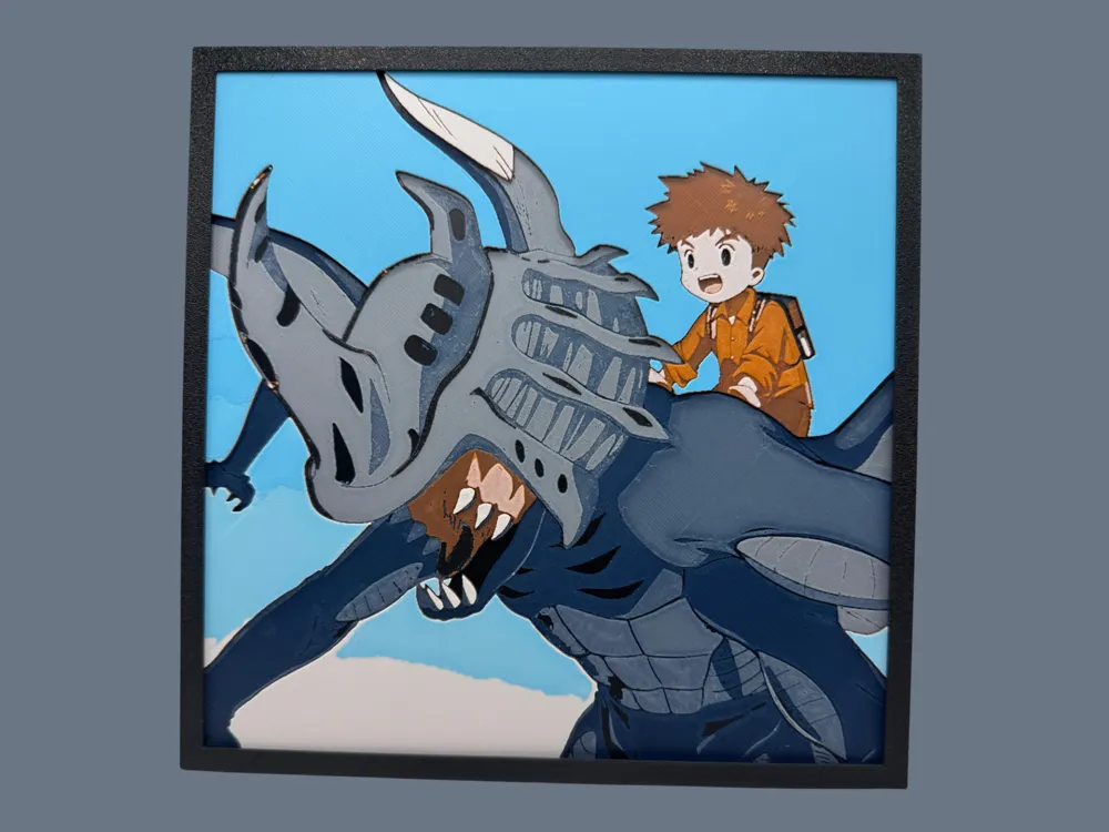 Izzy and Kabuterimon - Digimon