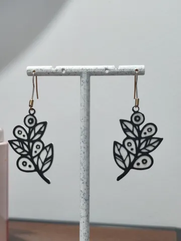 Pendientes: Aretes Botánica Nocturna — vista de referencia 4