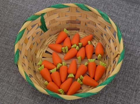 Mini Carrots for Easter Basket