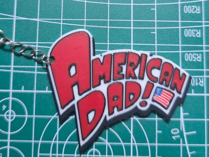 American dad keyring