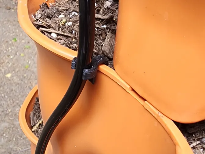 Garden Tower - Drip Irrigation Tube Bracket