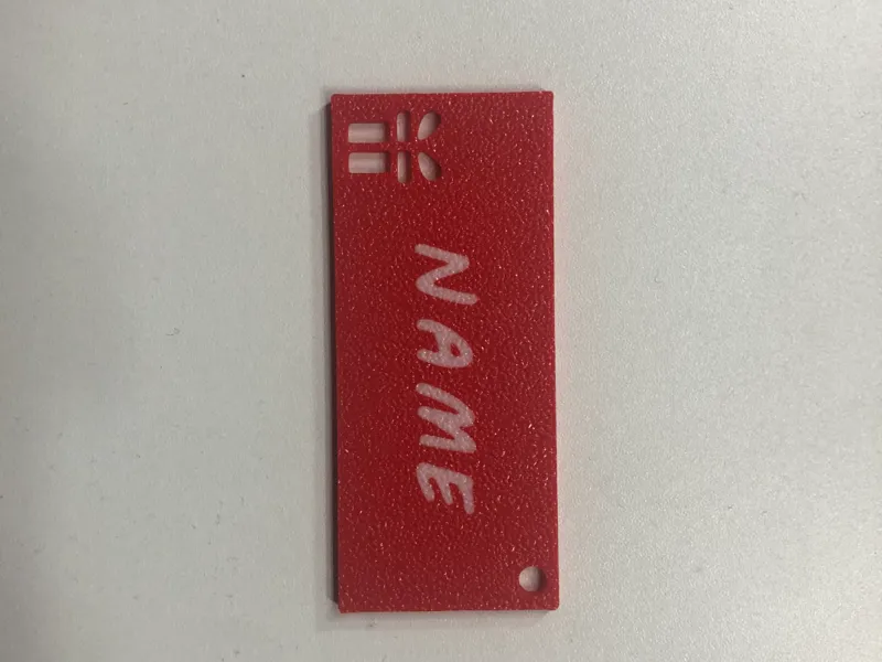 christmas name tag 