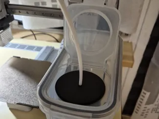 No-Drill Drybox Cap for 4mm PTFE Tube (Parametric)