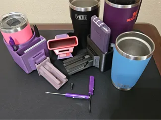 Modular Cupholder System for Permobil Powerchair