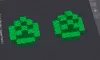 The entire tree crown