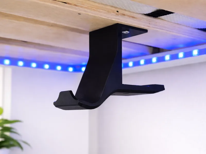PS Controller and Headset Under-Desk Mount