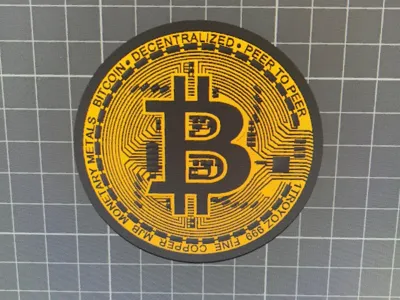 Bitcoin Token 3D