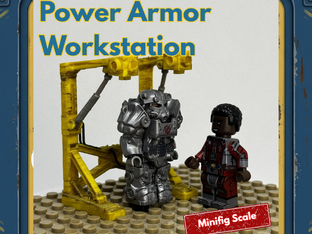 Power Armor Workstation - Minifig Scale