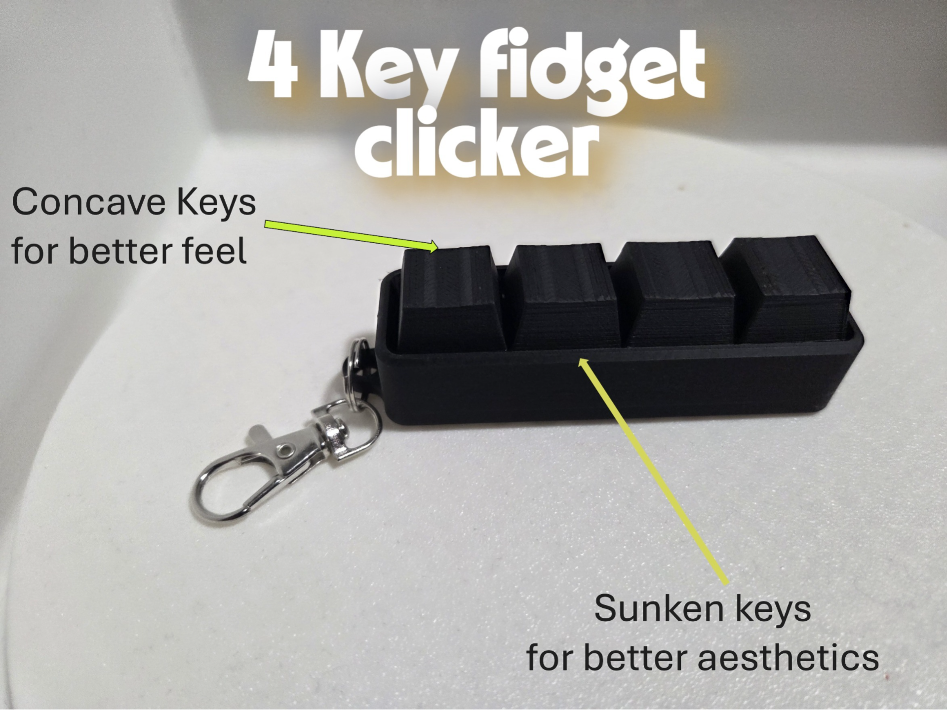 4 Key fidget clicker.