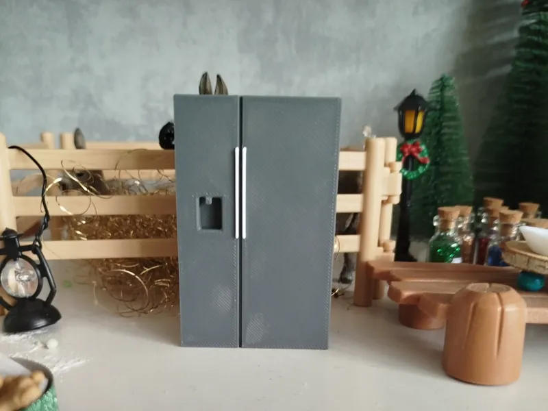 Miniatur Side by Side Kühlschrank