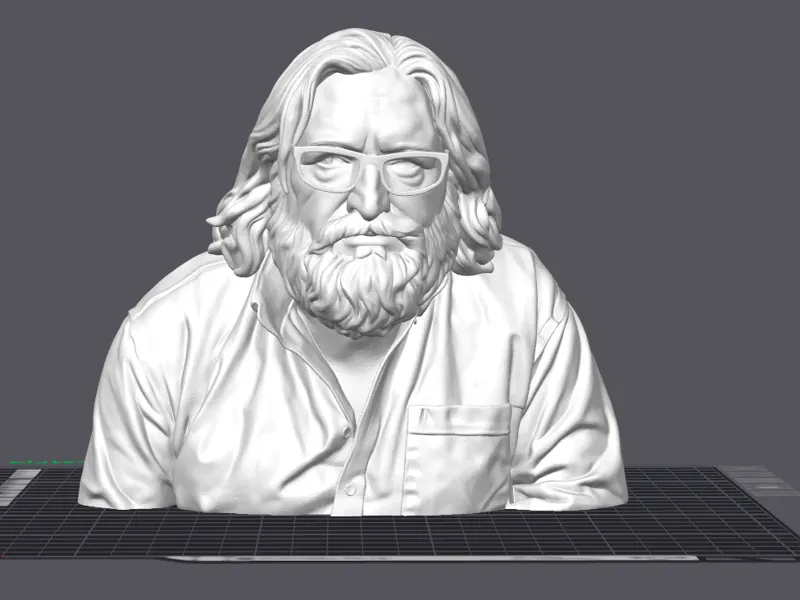 Gabe Logan Newell Bust — MakerWorld AI Bust 