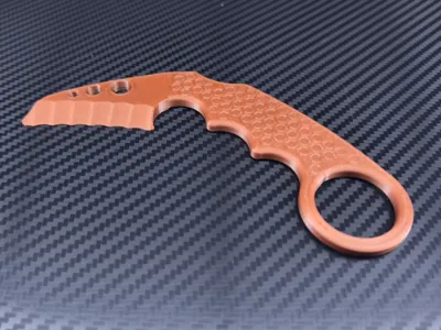 paper cutter karambit knife with handle