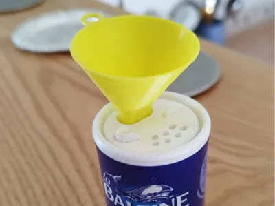 Miniature Whale Salt Refiller Funnel