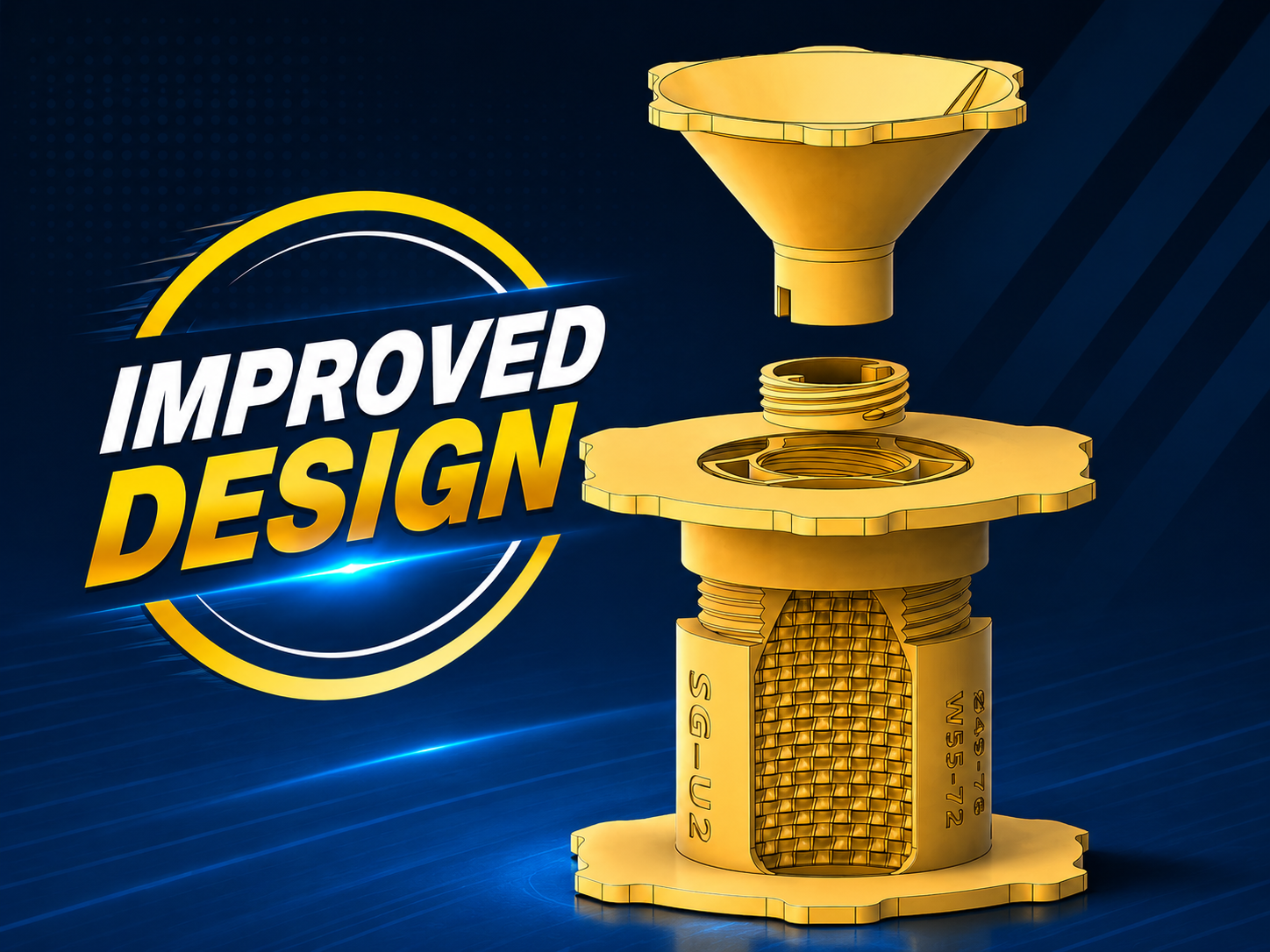 Miniatura 1 do modelo 3D UNIVERSAL SPOOL DESICCANT CONTAINER