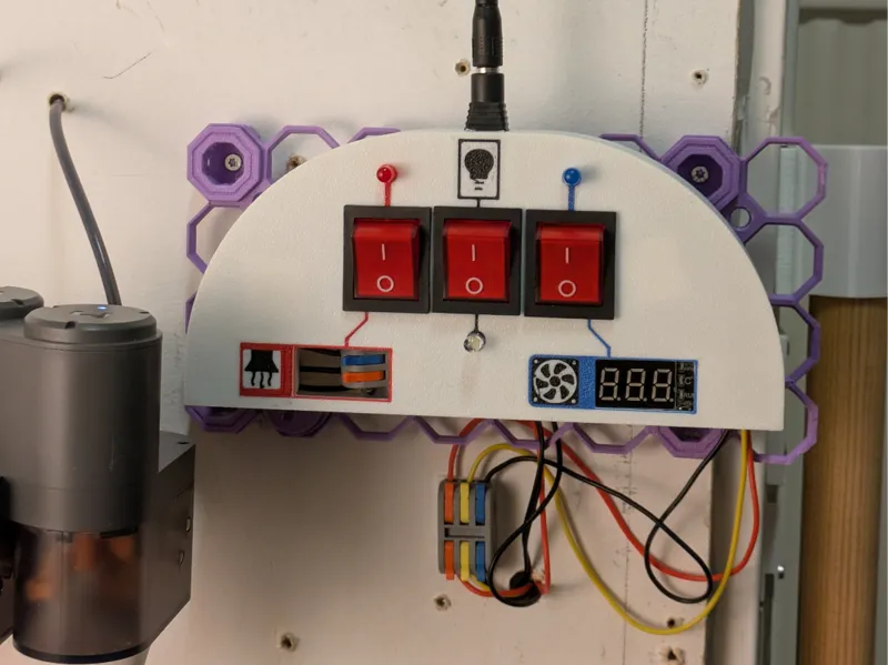 Housing for 2 PWM controllers + switches