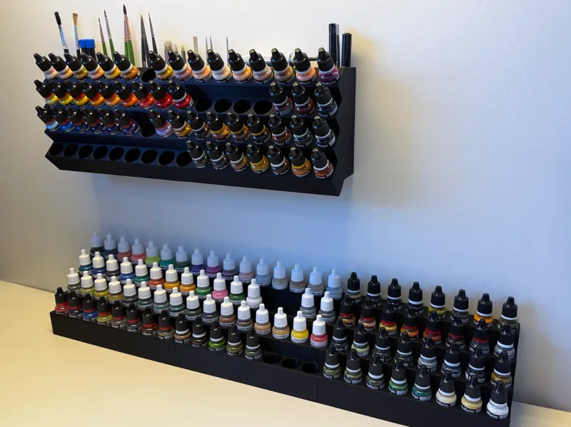 Vallejo-style dropper bottle Paint stand
