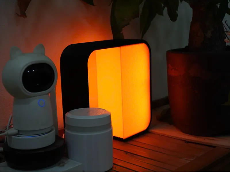 Amber Haven Lamp – A Warm Sanctuary in Light
