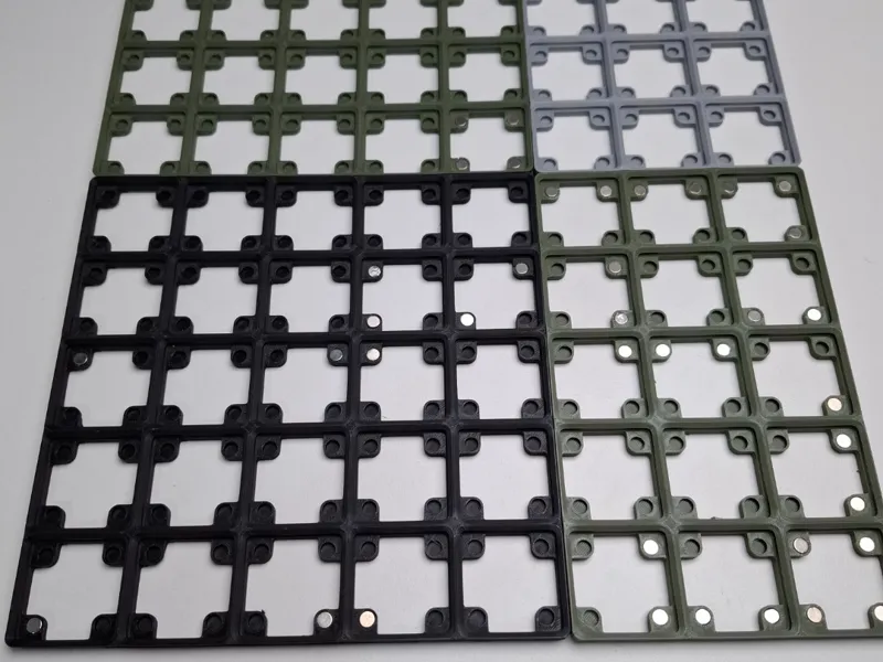 Gridfinity Base 5 x 5 with Magnets 6mm x 2mm