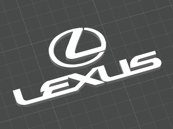 Logo Lexus avec texte