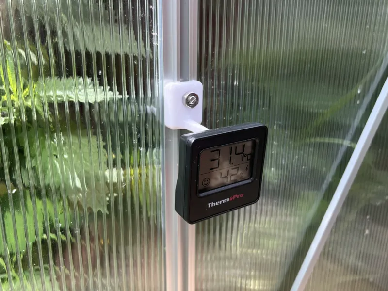 Thermometer Halter Gewächshaus