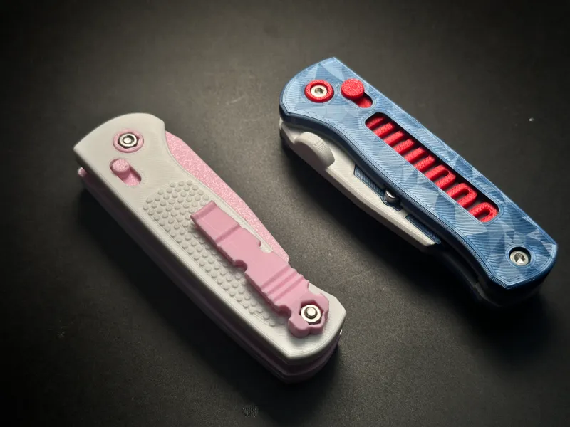 Axle-Lock Utility Knife (Optional Textured Grip)