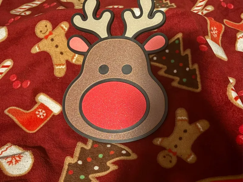 Reindeer Rudolph No AMS multipart decor/puzzle