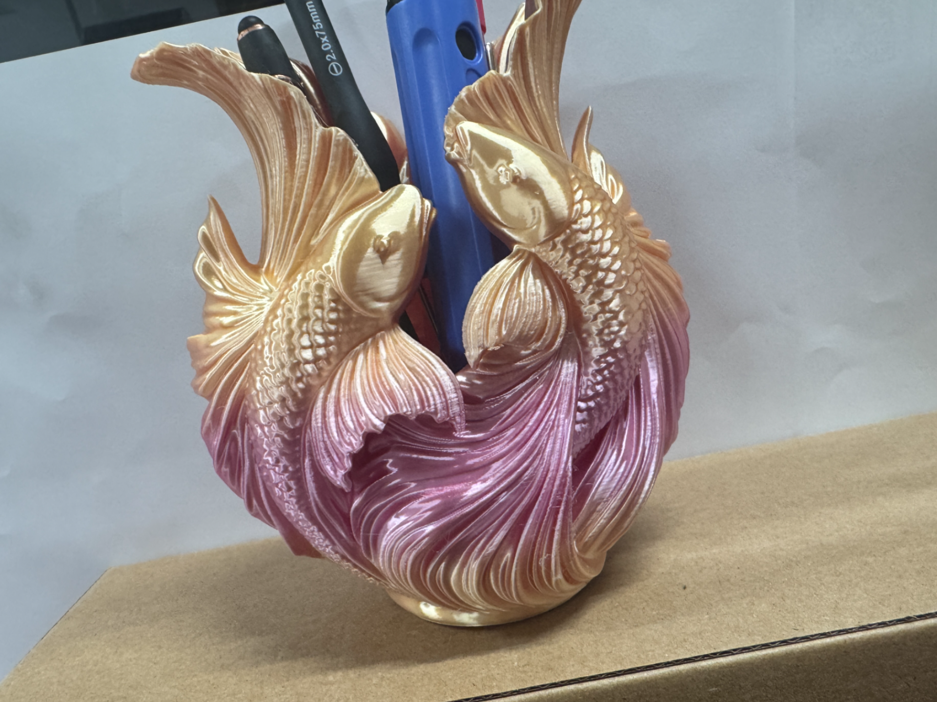 Stiftehalter Fische 3D model