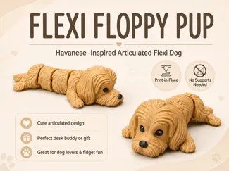 Flexi Floppy Pup — Articulated Dog