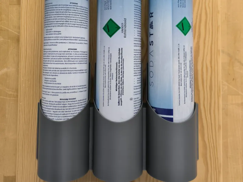 Soda Stream Wandhalterung 3x