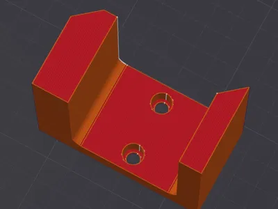 Proxxon battery tool holder for 12 mm pegboard