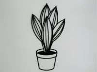 Pot de fleurs déco murale — photo 1