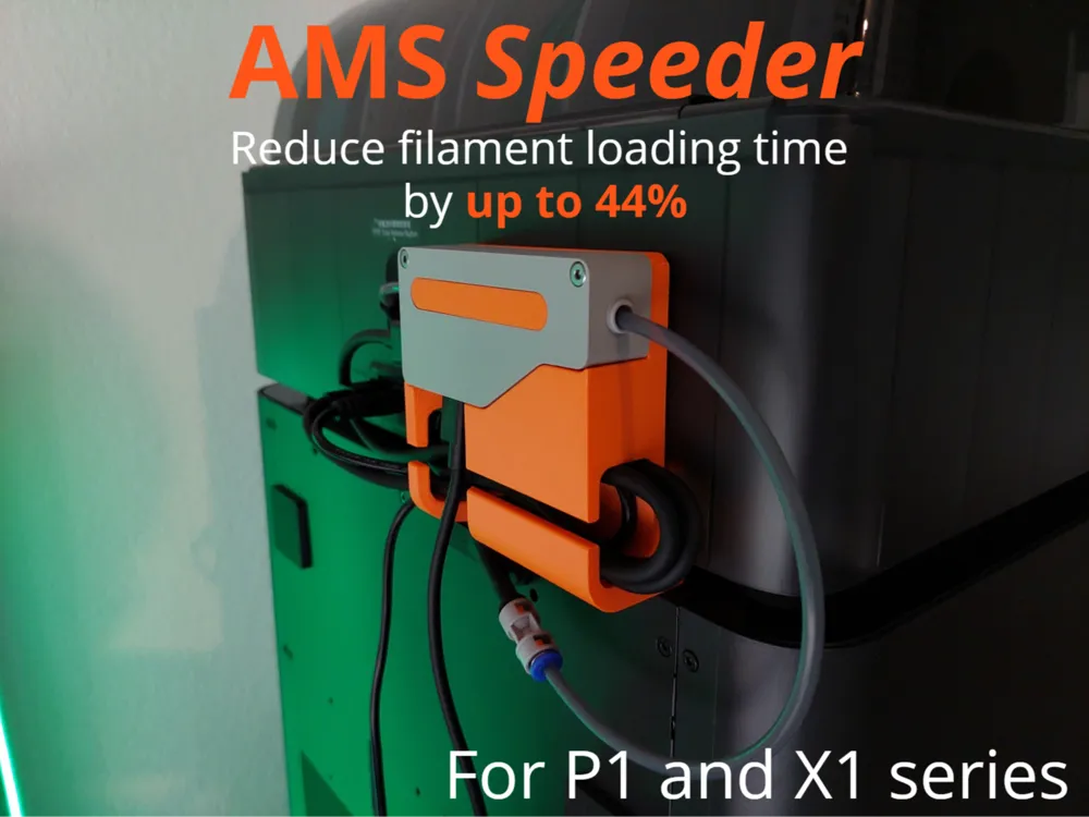 AMS Speeder - Reduce filament loading time ! - Free 3D Print Model ...