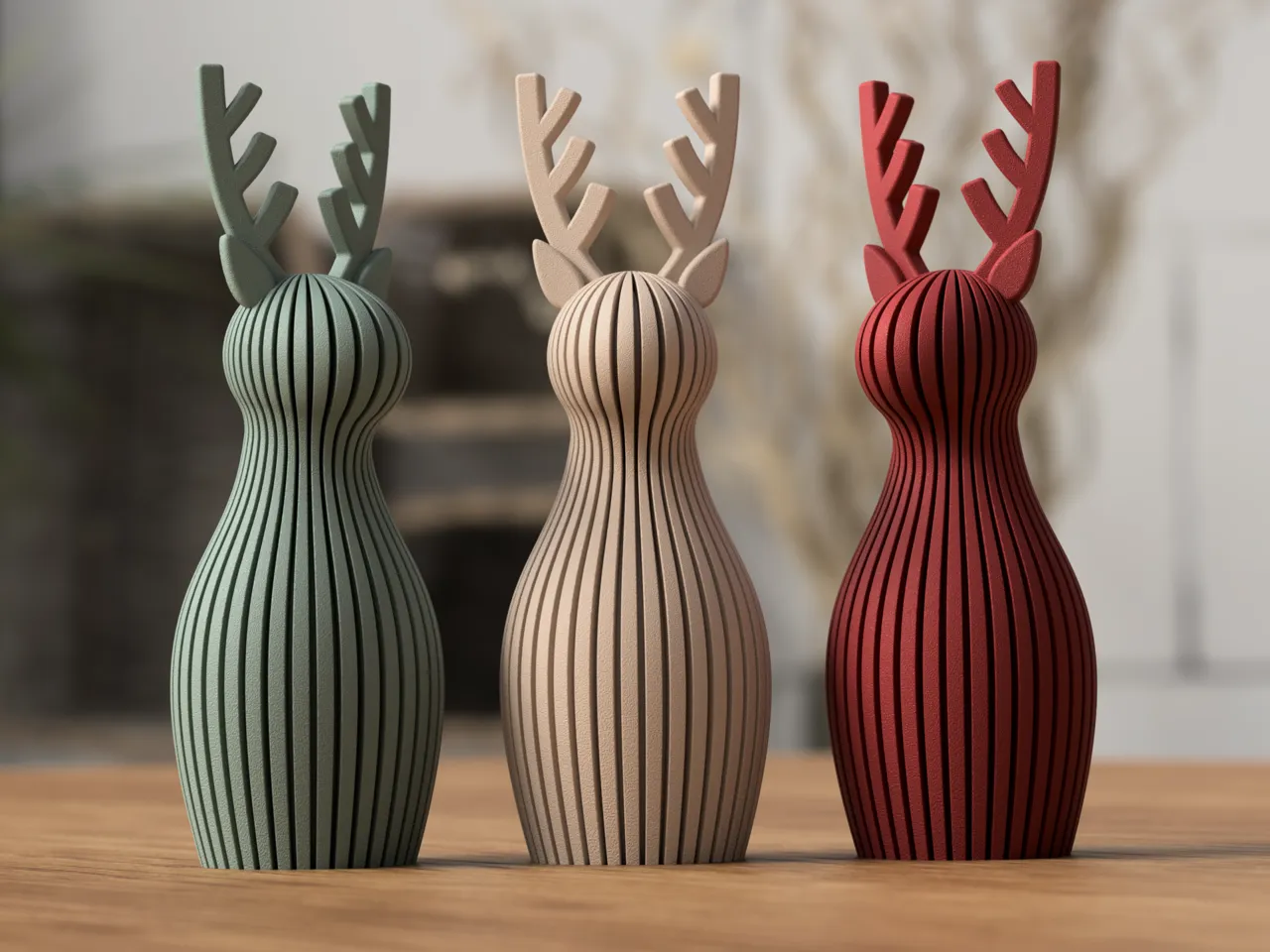 Christmas Reindeer view 3
