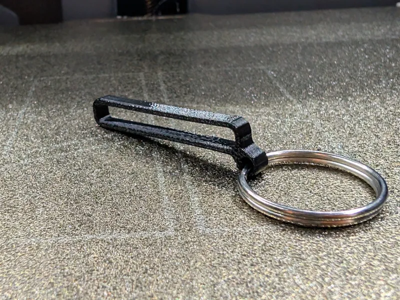 TPU belt loop key ring holder