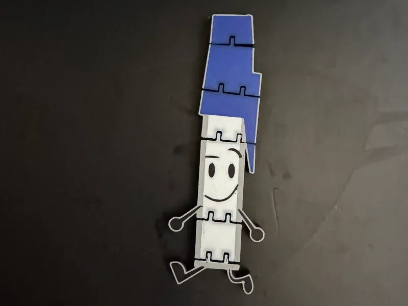 Pen from Battle for Dream Island BFDI Flexi Toy