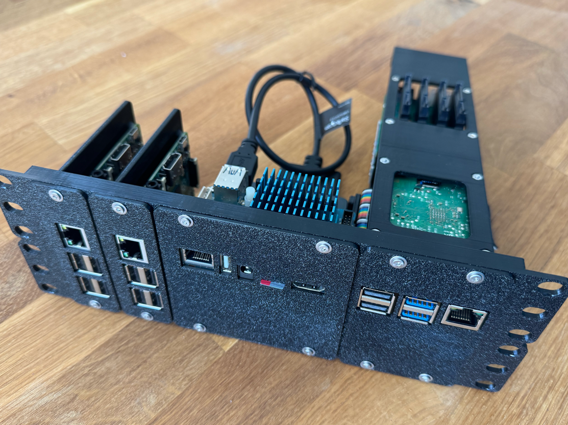 Raspberry Pi 5 & Radxa SATA HAT Sled