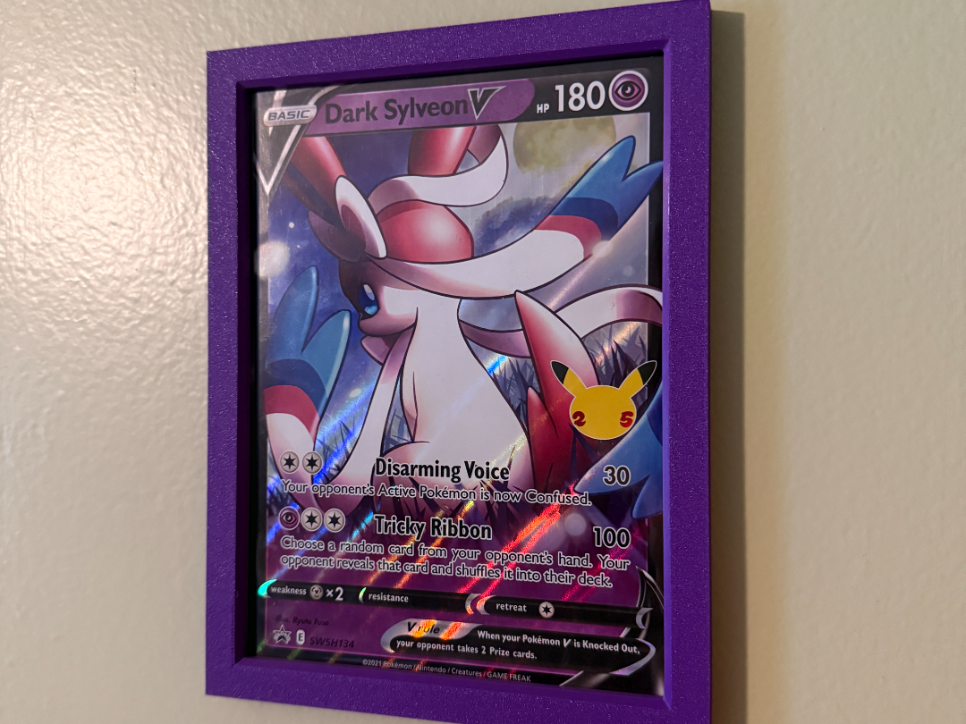 Wall frame for TCG Pokemon Jumbo Oversized cards 