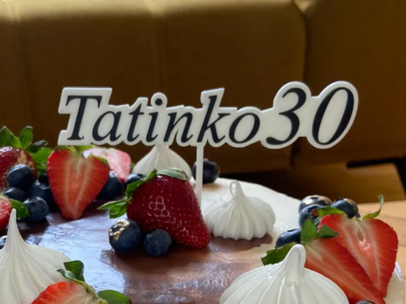 Cake topper - tatinko 30