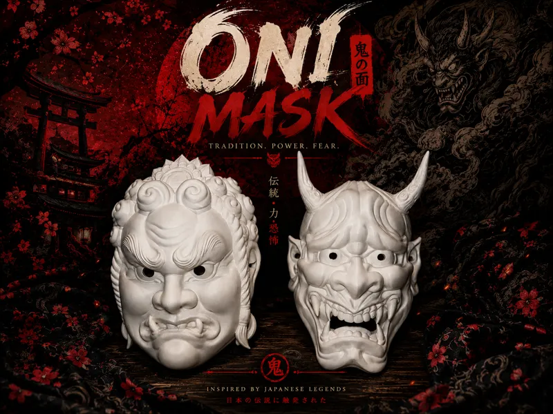 ONI MASK - Wall decor for home