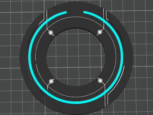 Tron Disc Coaster V2