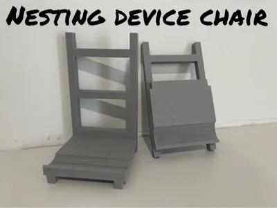 Nesting device chair