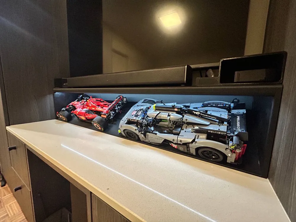 Modular & Stackable LEGOs Display Shelf by TheLayerFactory MakerWorld ...