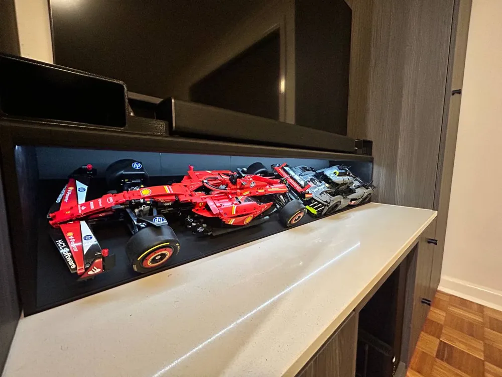 Modular & Stackable LEGOs Display Shelf by TheLayerFactory MakerWorld ...