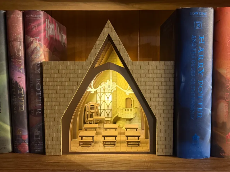Defense Against the Dark Arts Book Nook