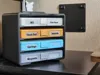 Shelf for 5x3 Storage Box, 4-Tall, with Mounting Plate and TPU Feet.
