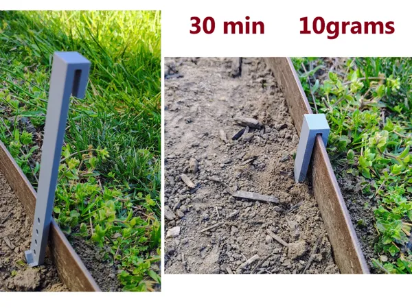 Piquets d'ancrage pour bordure de jardin