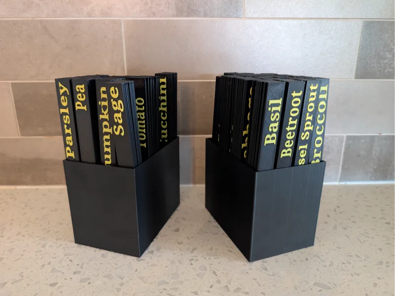 Labels for Plants + box